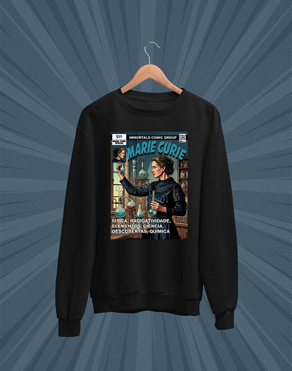 Moletom Básico Flanelado - Marie Curie - HQ - Basic
