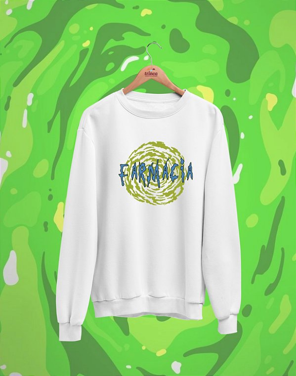 Moletom Básico Flanelado - Farmácia - Coleção Rick and Morty - Basic