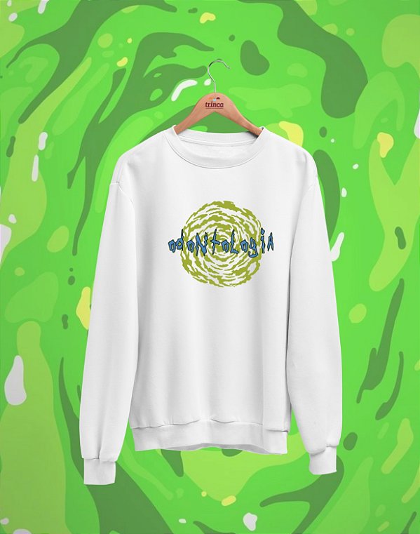 Moletom Básico Flanelado - Odontologia - Coleção Rick and Morty - Basic