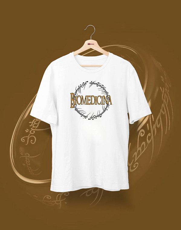 Camisa Universitária - Biomedicina - Senhor do Anéis - Basic
