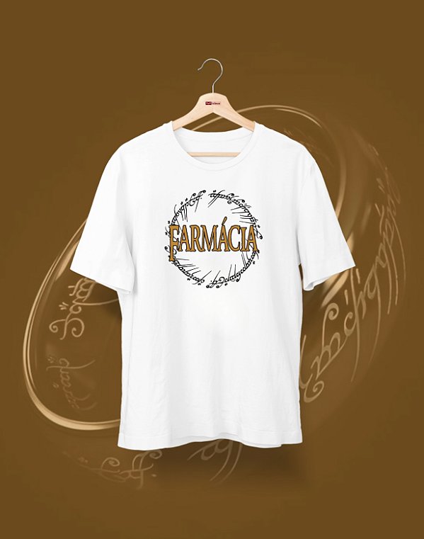 Camisa Universitária - Farmácia - Senhor do Anéis - Basic