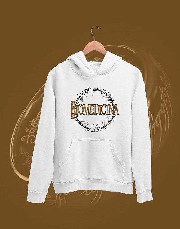 Moletom Canguru Flanelado - Biomedicina - Senhor dos Anéis - Basic