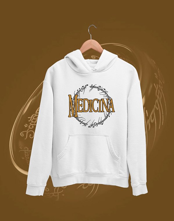 Moletom Canguru Flanelado - Medicina - Senhor dos Anéis - Basic