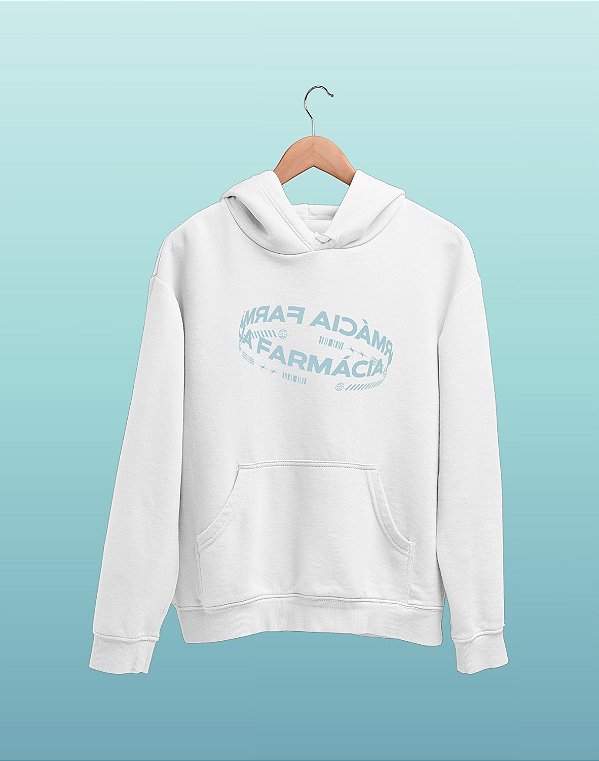Moletom Canguru Flanelado - Farmácia - Holograma - Basic