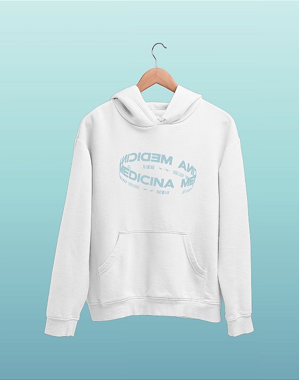 Moletom Canguru Flanelado - Medicina - Holograma - Basic