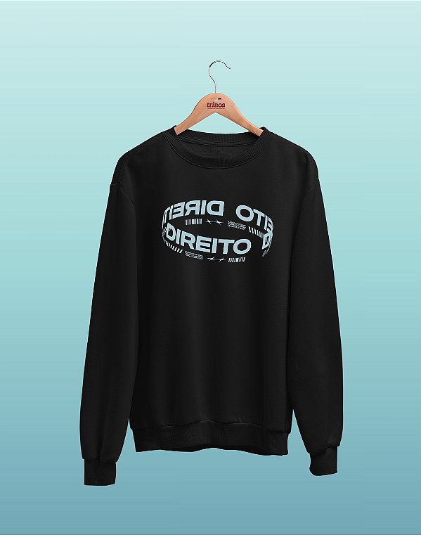 Moletom Básico Flanelado - Direito - Holograma - Basic