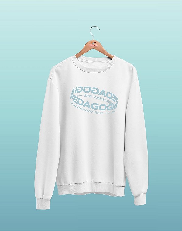 Moletom Básico Flanelado - Pedagogia - Holograma - Basic