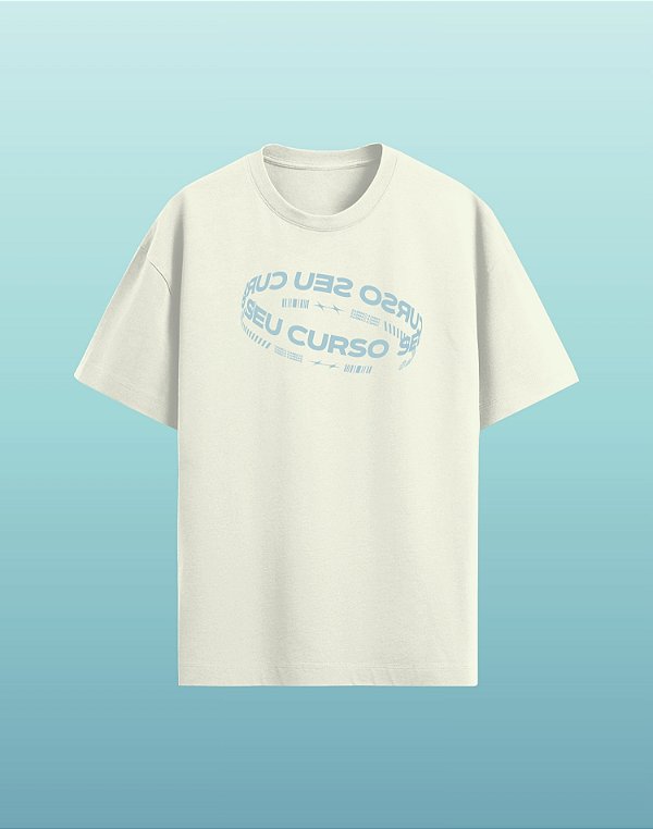 Oversized - Seu Curso (Personalizável) - Holograma - Off White