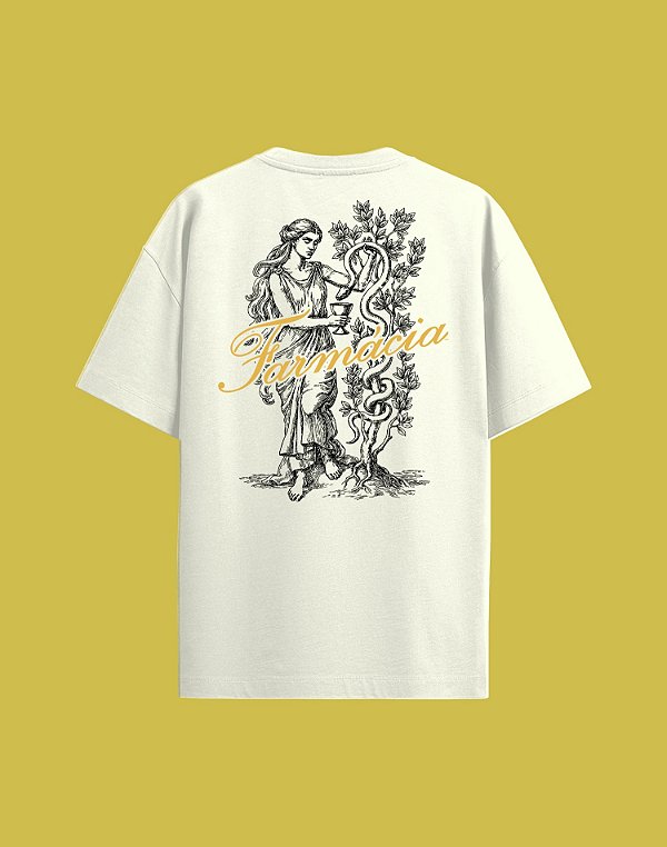 Oversized - Farmácia - Traços - Off White