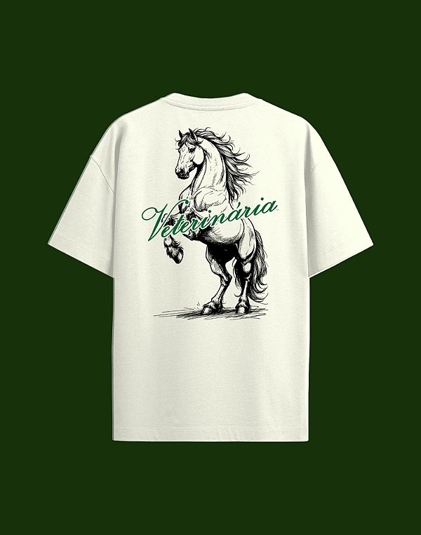 Oversized - Medicina Veterinária - Traços - Off White
