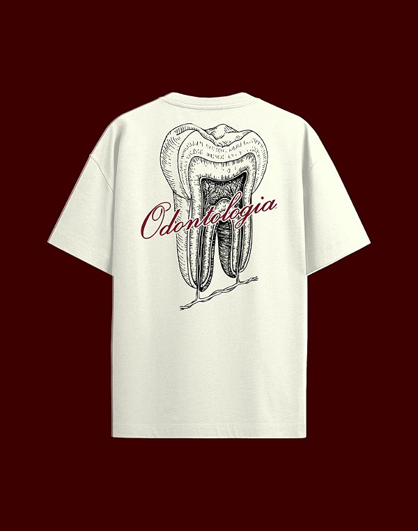 Oversized - Odontologia - Traços - Off White