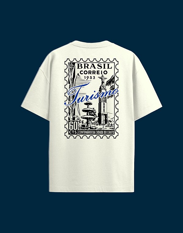 Oversized - Turismo - Traços - Off White