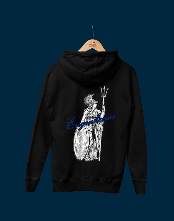 Moletom Canguru Flanelado - Engenharia - Traços - Basic