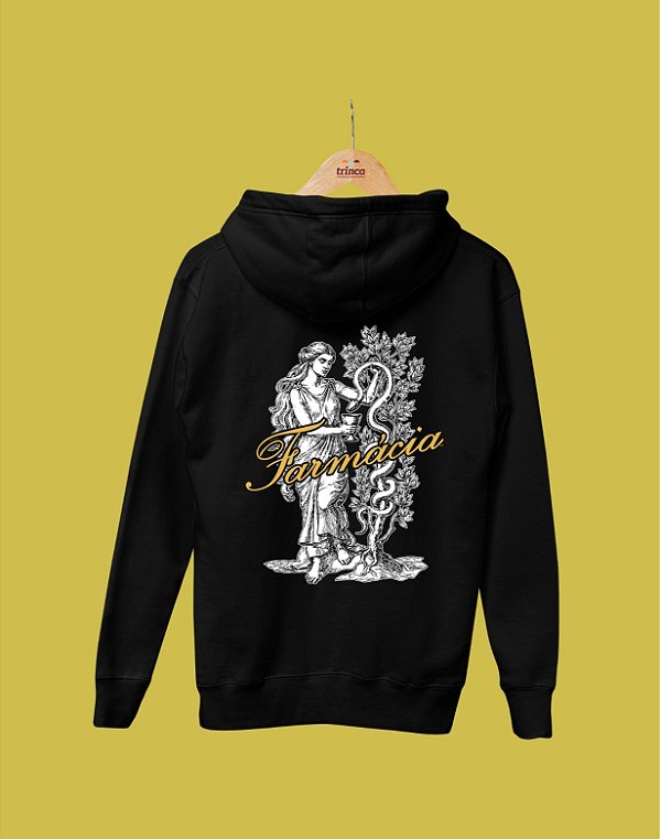 Moletom Canguru Flanelado - Farmácia - Traços - Basic