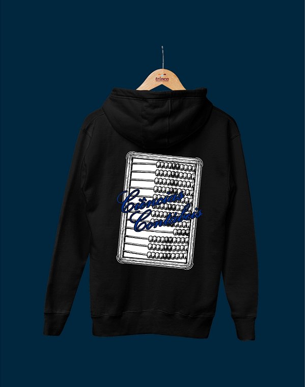 Moletom Canguru Flanelado - Ciências Contábeis - Traços - Basic