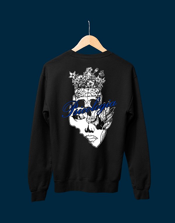 Moletom Básico Flanelado - Psicologia - Traços - Basic