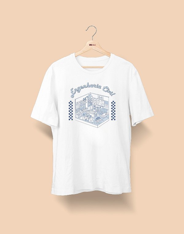 Camisa Universitária - Engenharia Civil - Salinhas - Basic