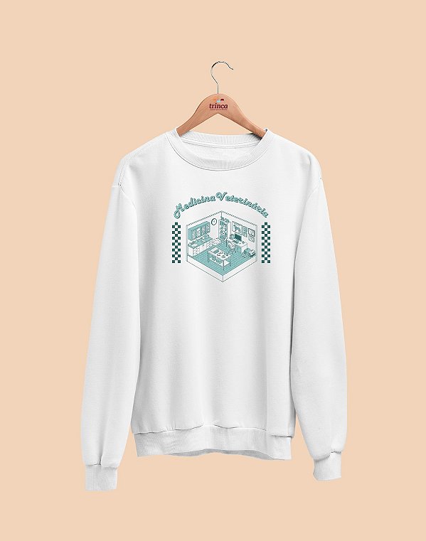 Moletom Básico Flanelado - Medicina Veterinária - Salinhas - Basic