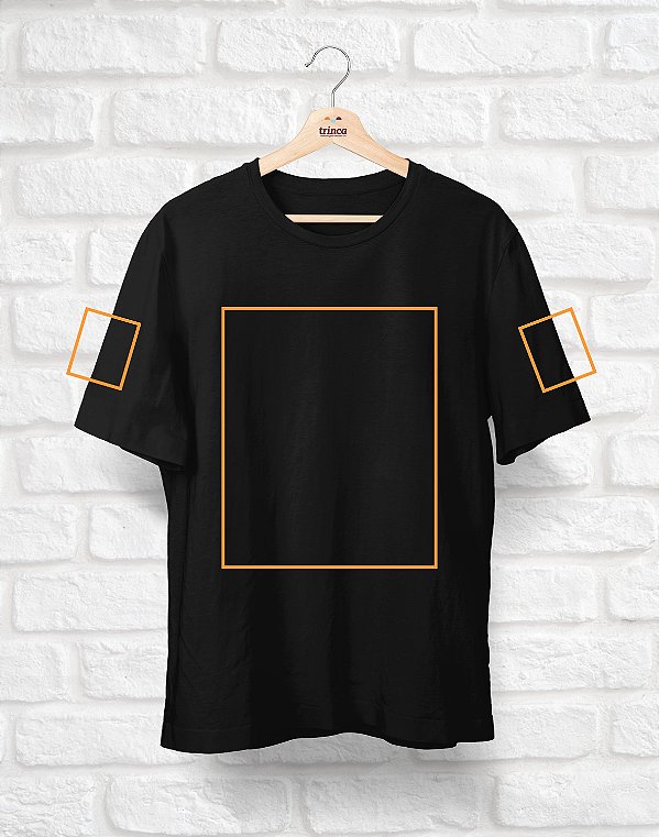 Camisa Personalizada - Estampa Frente e Mangas