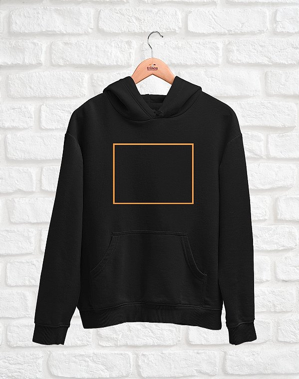 Moletom Canguru Personalizado - Estampa Frente