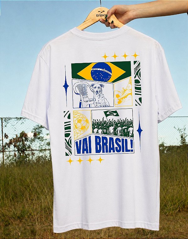 Camisa - Brasil com S - Recortes Cores