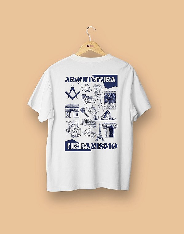 Camisa Universitária - Arquitetura e Urbanismo - É Arte - Basic