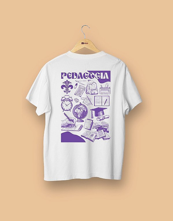 Camisa Universitária - Pedagogia - É Arte - Basic