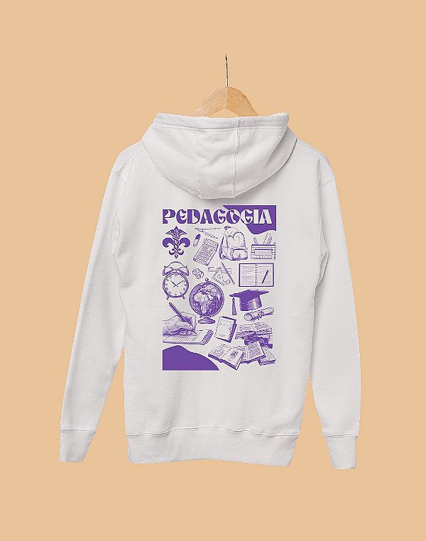 Moletom Canguru Flanelado - Pedagogia - É Arte - Basic