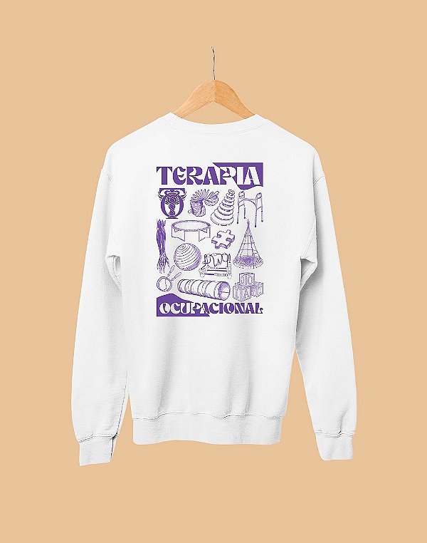 Moletom Básico Flanelado - Terapia Ocupacional - É Arte