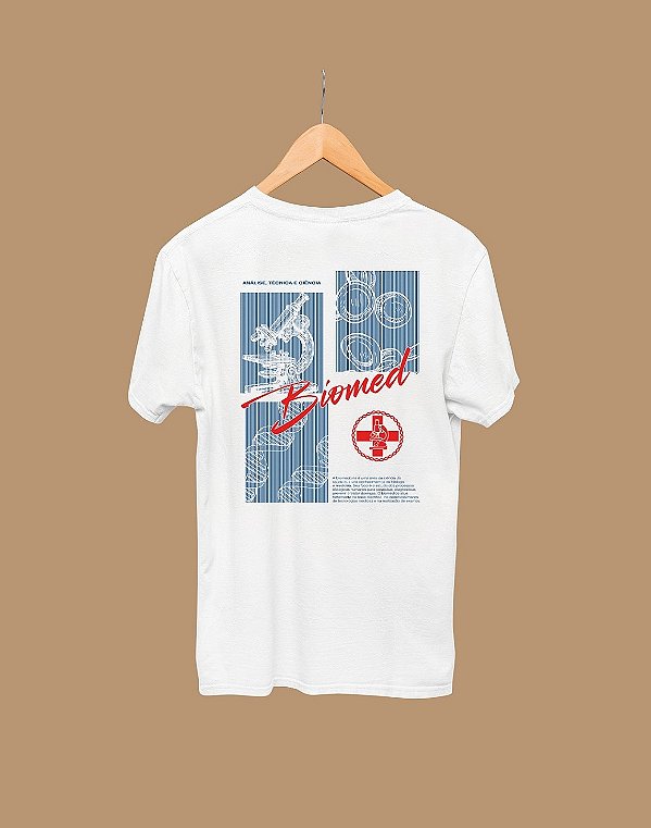 Camisa Universitária - Biomedicina - Blueprint - Basic