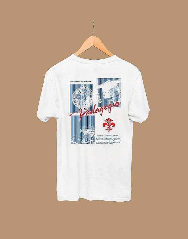 Camisa Universitária - Pedagogia - Blueprint - Basic