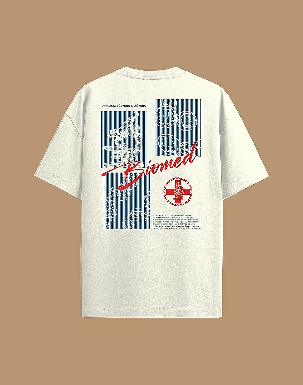 Camisa Oversized - Biomedicina -Blueprint