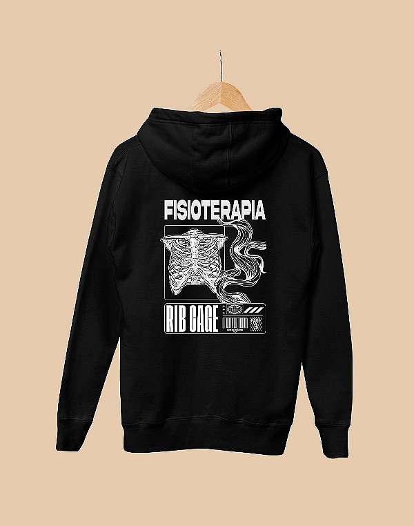 OUTLET - Moletom Canguru - Fisioterapia - Encarte - TROCA NÃO DISPONÍVEL