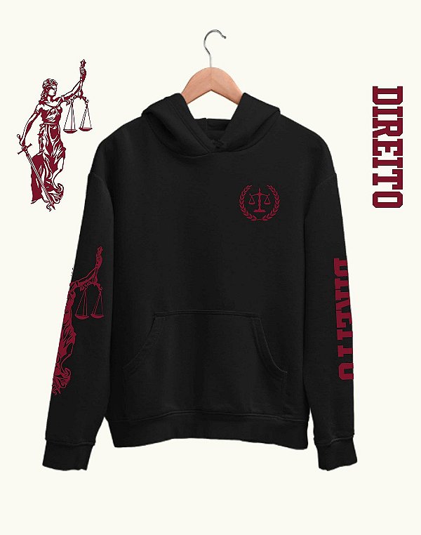 OUTLET - Moletom Canguru - Direito - 2k23 - TROCA NÃO DISPONÍVEL