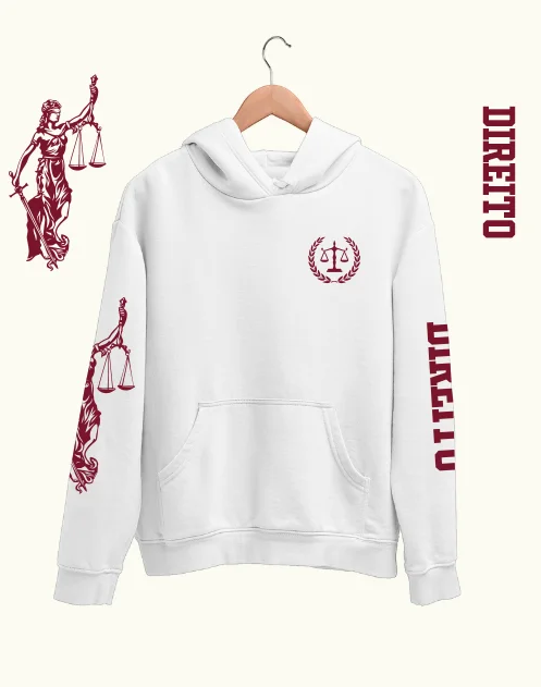 OUTLET - Moletom Canguru - Direito - 2k23 - TROCA NÃO DISPONÍVEL