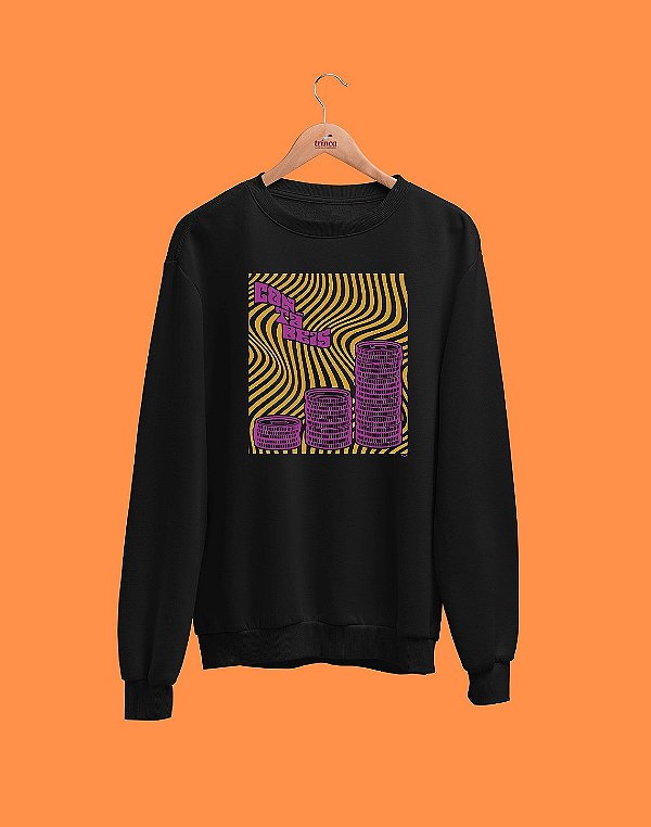 Moletom Básico Flanelado - Contábeis - Psicodélicos