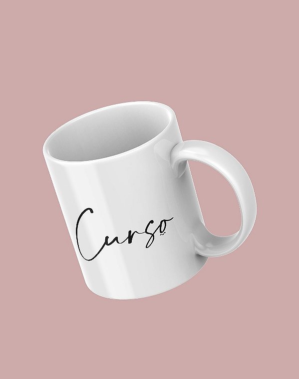 Caneca - Delicado - Seu Curso (Personalizável)