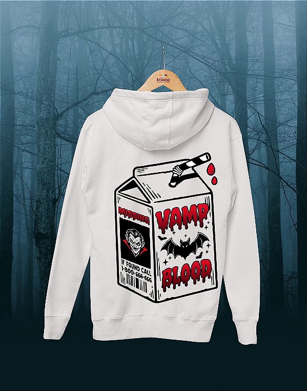Moletom Canguru (Flanelado) - Vamp Blood - Suco de Monstro