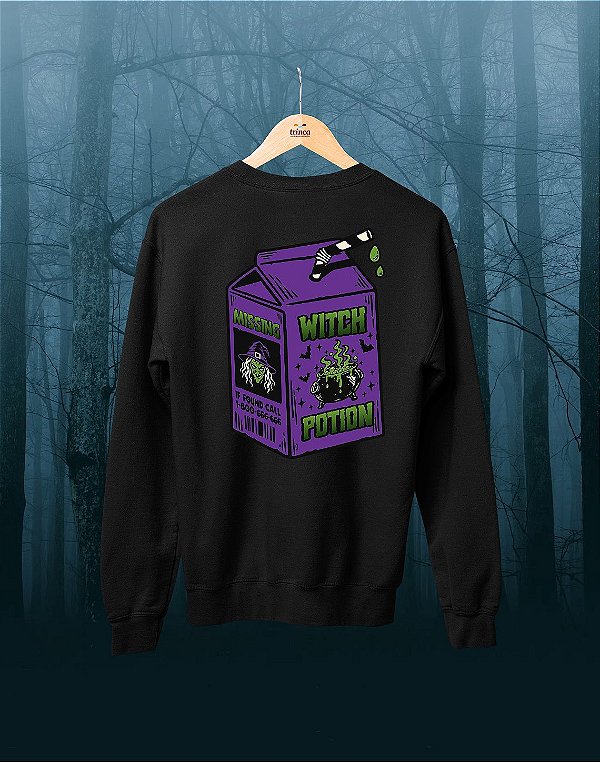 Moletom Básico Flanelado - Witch Potion - Suco de Monstro
