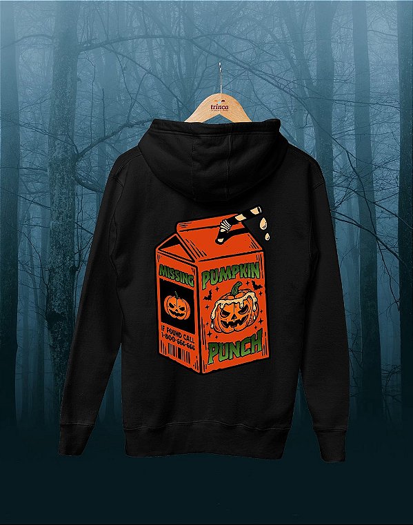 Moletom Canguru (Flanelado) - Pumpkin Punch - Suco de Monstro