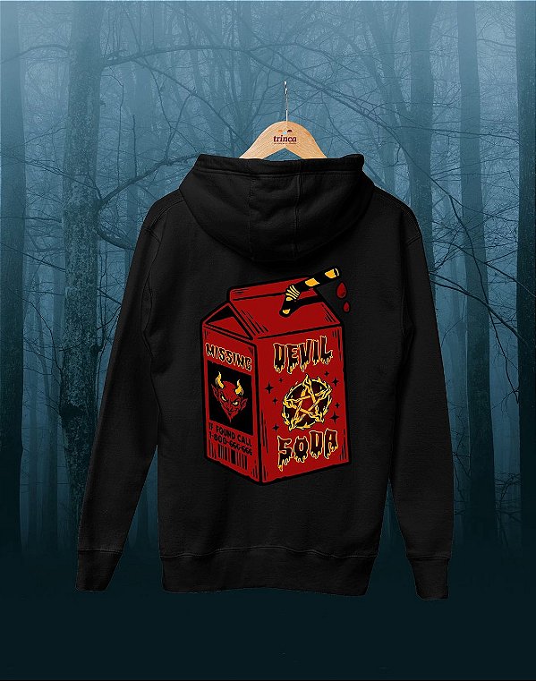 Moletom Canguru (Flanelado) - Devil Soda - Suco de Monstro