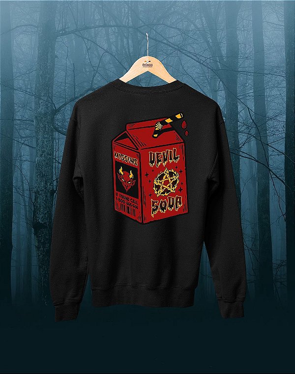 Moletom Básico Flanelado - Devil Soda - Suco de Monstro