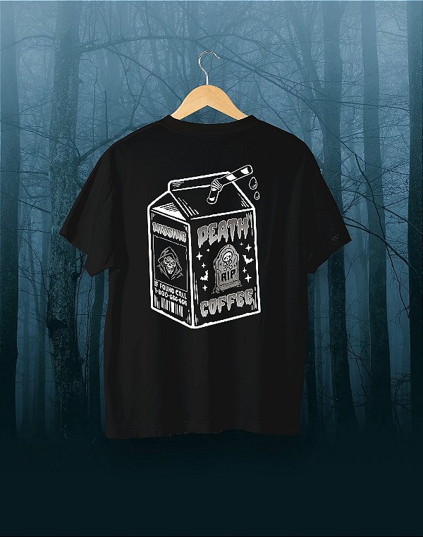 Camisa Universitária - Death Coffe - Suco de Monstro