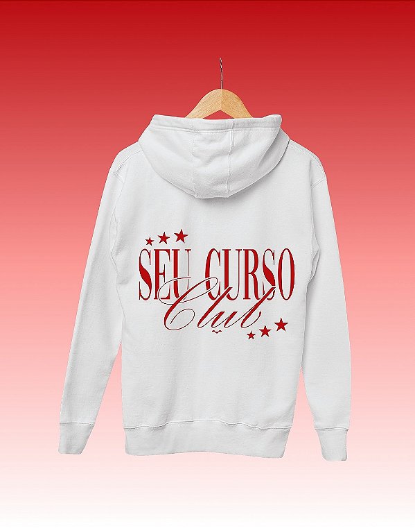 Moletom Canguru (Flanelado) - Seu Curso (Personalizável) - The Club