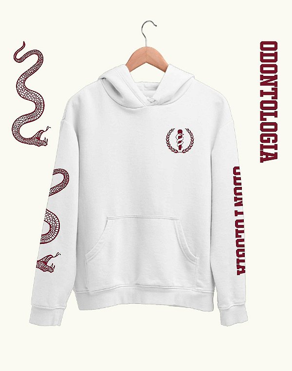 OUTLET - Moletom Canguru - Odontologia - 2k23 - TROCA NÃO DISPONÍVEL
