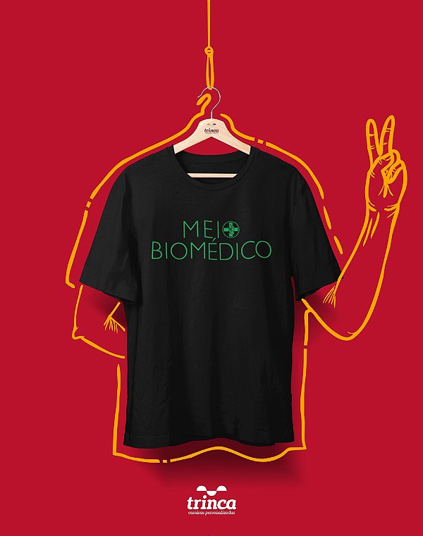 Camiseta Universitária - Biomedicina- Biomeio - Basic