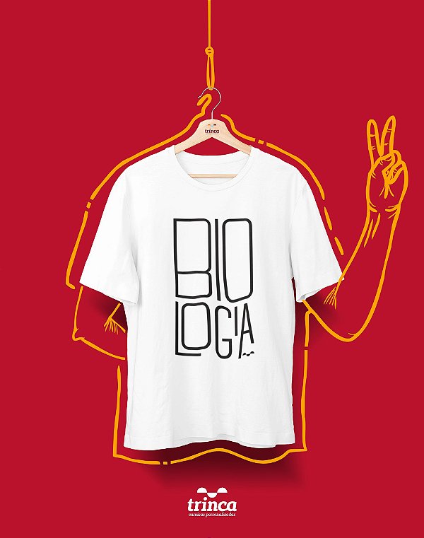 Camiseta Universitária - Biologia - Minimal - Basic