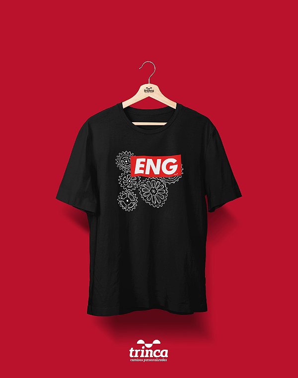 Camiseta Universitária - Engenharia - Supreme - Basic
