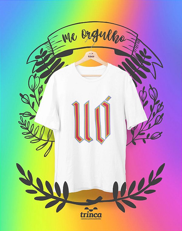Camiseta Personalizada - Uó - Me Orgulho - Basic