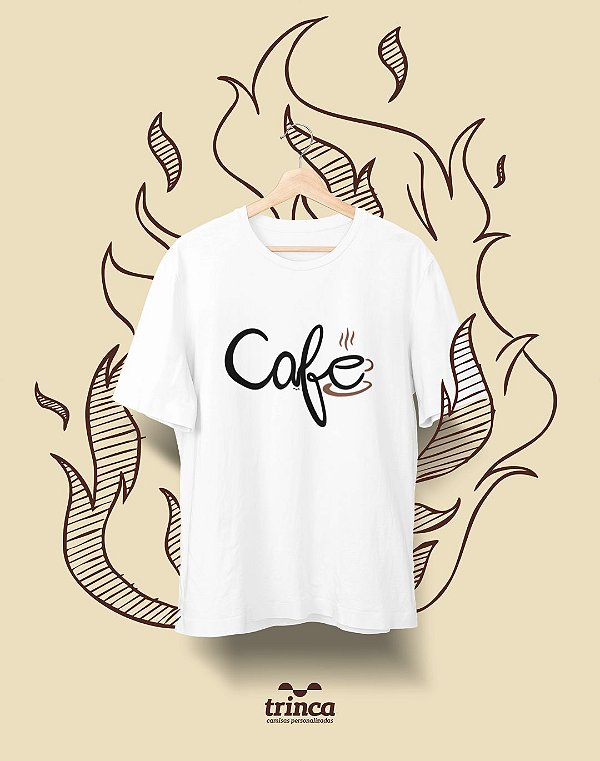 Camiseta Personalizada - Café - Pingado - Basic